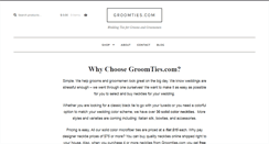 Desktop Screenshot of groomties.com